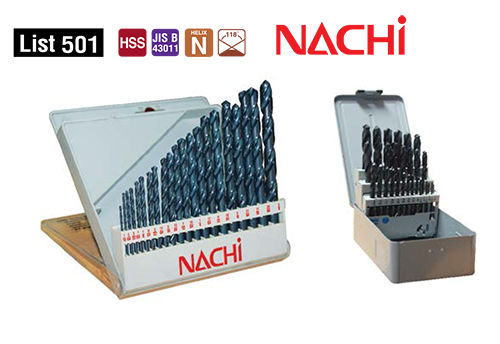 ชุด ดอกสว่าน นาชิ Nachi L501 Drill Set